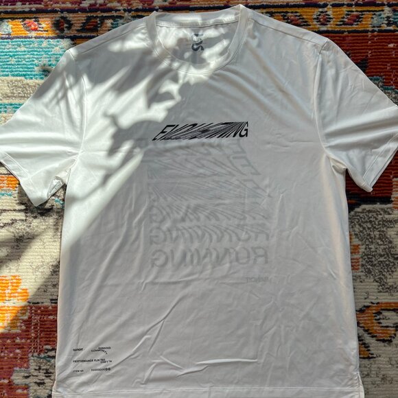 BANDIT RUNNING WHITE EVOLVE DRIFT TEE SIZE M - Picture 1 of 5